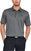 Under Armour Men's SM Tech Golf Polo Shirt, Grey