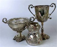 T & H, P. Bros. & More Silverplate, Lot of 3
