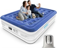 iDOO Luxury Queen Air Mattress  18  Blue