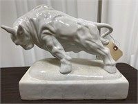 Ceramic Bull 10"