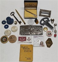 Military Buttons, Medals, etc