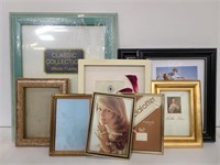 Collection of assorted picture frames