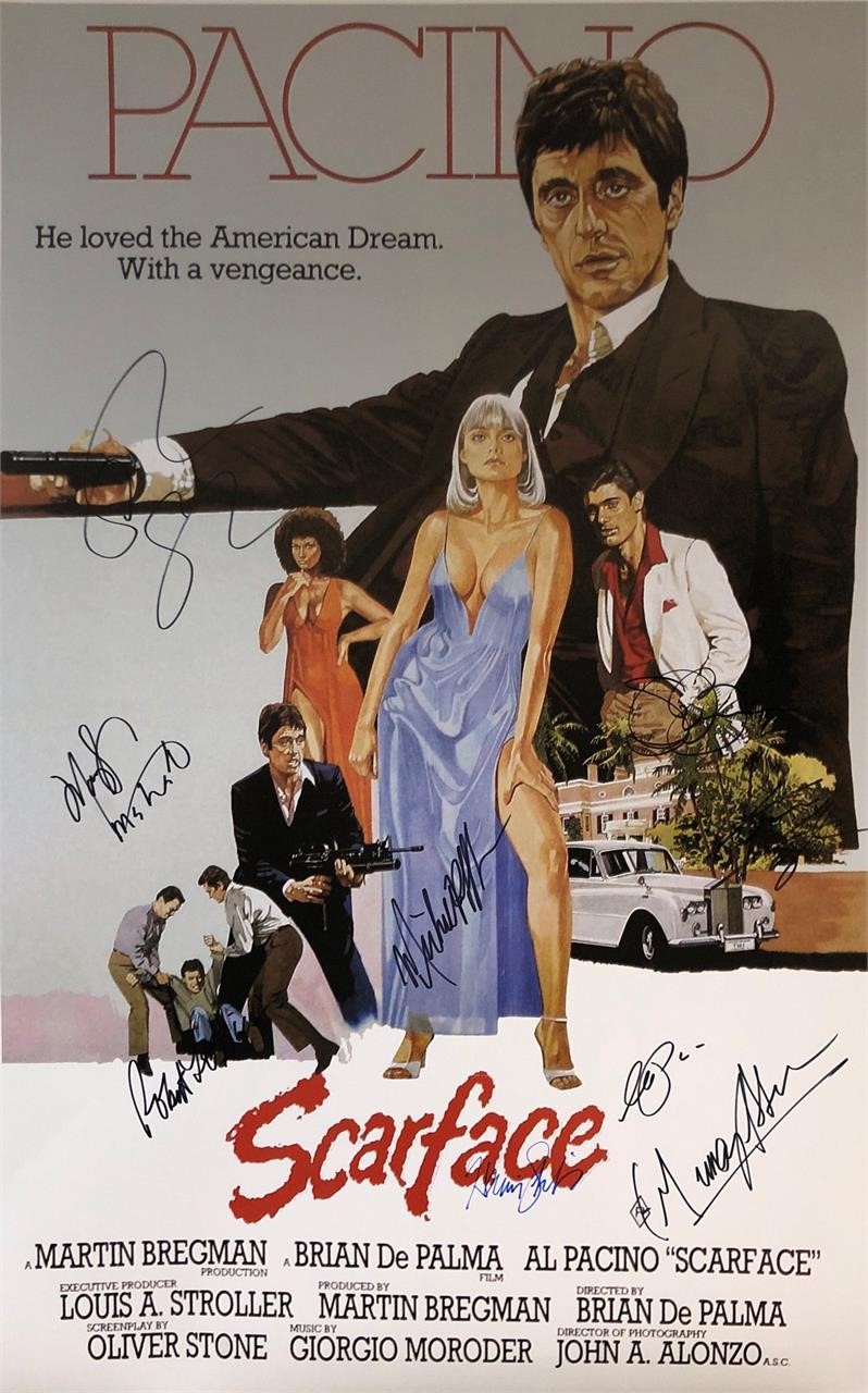 Scarface Al Pacino Autograph Poster