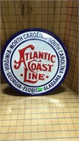 Atlantic  coastline metal sign