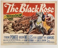 The Black Rose vintage movie poster