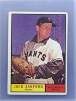 1961 Topps Jack Sanford