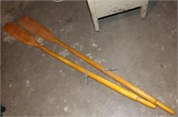 66" WOODEN OARS