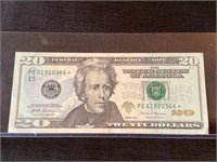 2017 $20 Star Note Federal Reserve Note