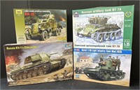 (I) Mixed Lot of Military Model Kits. New in Box.