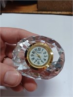 Xanadu Japan Mov't Diamond Style Miniture Clock