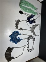 Large lot of unused new jewelry necklaces