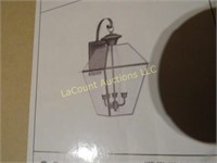 beautiful outdoor light sconce new in box