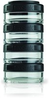 GoStak Food Storage Containers: 40cc 4-Pak, Black