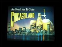 Miller Beer Chicagoland Advertising Light Up Sign