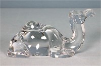 Baccarat Crystal Laying Camel Figurine
