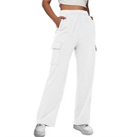 AUTOMET Womens Cargo Sweatpants Tall Baggy Fleece