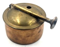 Vintage Copper & Brass Medical Use Steam Inhaler?