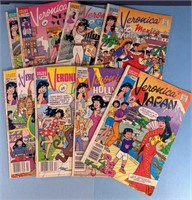 1989 Veronica comics #3,4,5,6,8,10,11,12