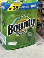 Bounty paper towels 12 rolls