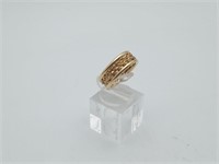 10K Yellow Gold Ornate Ring Band 2.1 grams