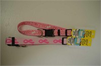 Set of Two Pink Dog Collars ($30 value)