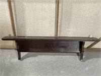 Wooden Wall Mount Shelf , 35 " Long