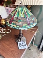 Tiffany Style Dragonfly Lamp(Garage)