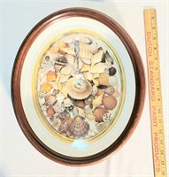 Antique Oval Shaped Shadow Box