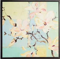 Magnolia painting on canvas