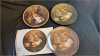 The Ship Builder  decorative plates