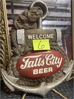 falls city beer sign