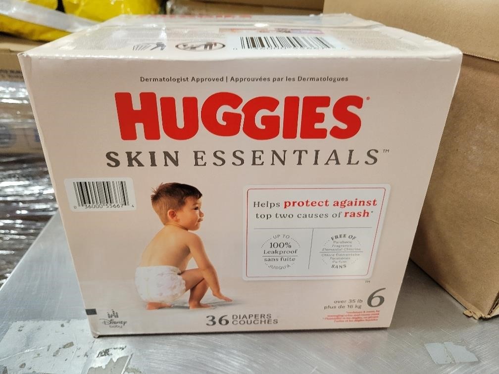 Huggies Baby Diapers  Size 6  36 Ct