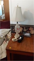 Lamp, clock , and tape dispencer