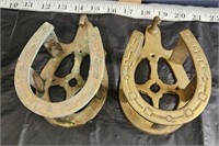 brass horseshoe hooks