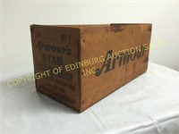 VINTAGE ARMOUR STAR CORNED BEEF SHIPPING BOX