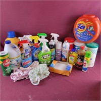 Group of Cleaning Supplies