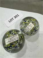 Two paper weights