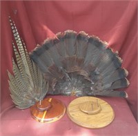 Turkey Feather & Wood Mounts