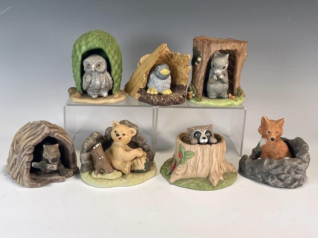 WOODLAND SURPRISES CERAMIC FIGURES