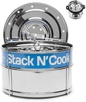 STACK N' COOK TWO-TIER STACKABLE PRESSURE COOKER