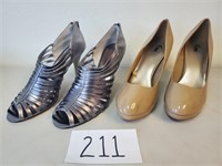 2 Ladies Fioni Heels - Size 11W