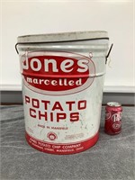 Jones Potato Chip Can