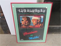 "Christmas In Malibu" Poster, Framed