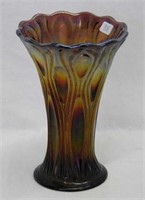 M'burg Tulip Scroll 7 1/2" vase - amethyst