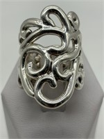 Sterling Silver FINE Electroform Brutalist Ring