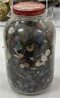 Gallon Jar of Buttons