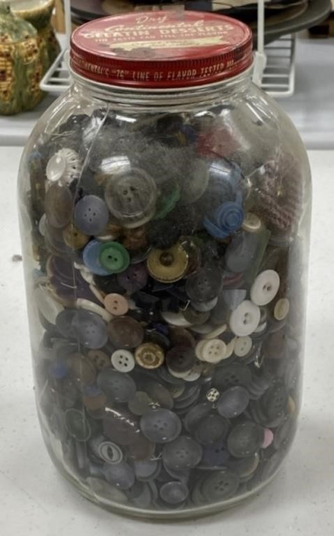 Gallon Jar of Buttons