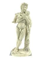 Painted Clay Figurine Silenus & Dionysos, India