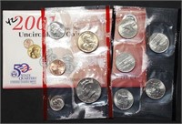 2001 Denver 10-Coin Mint Set in Envelope
