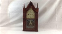 Antique Chauncey Jerome 8 day octagon clock